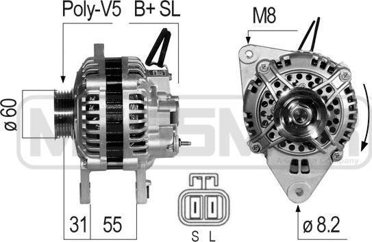 ERA 210799 - Генератор avtokuzovplus.com.ua