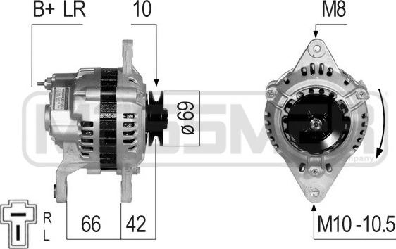 ERA 210802 - Генератор avtokuzovplus.com.ua