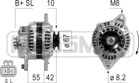 ERA 210803 - Генератор avtokuzovplus.com.ua