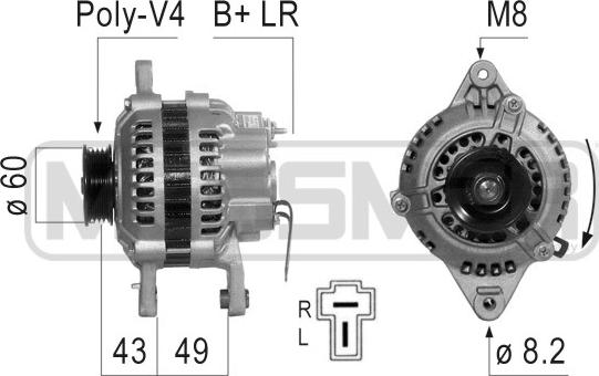 ERA 210805 - Генератор autocars.com.ua