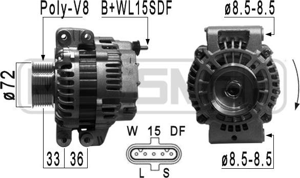 ERA 210817A - Генератор autocars.com.ua