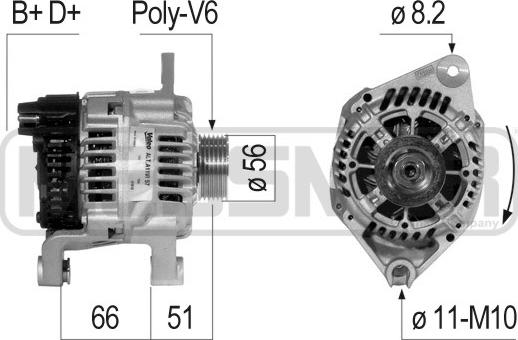 ERA 210824 - Генератор avtokuzovplus.com.ua