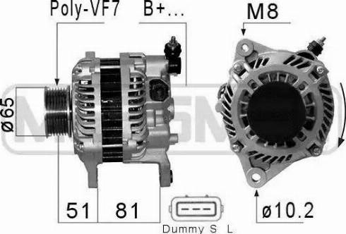 ERA 210838 - Генератор avtokuzovplus.com.ua