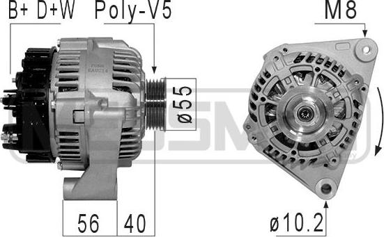 ERA 210848A - Генератор autocars.com.ua