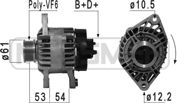 ERA 210863A - Генератор avtokuzovplus.com.ua