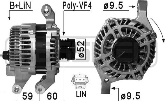 ERA 210879 - Генератор autocars.com.ua