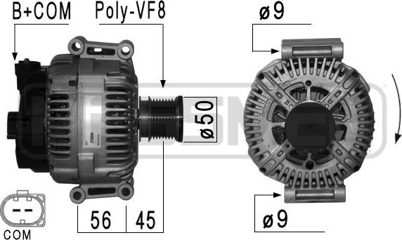 ERA 210899 - Генератор avtokuzovplus.com.ua