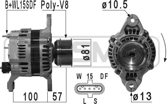 ERA 210913 - Генератор avtokuzovplus.com.ua