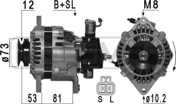 ERA 210962A - Генератор avtokuzovplus.com.ua