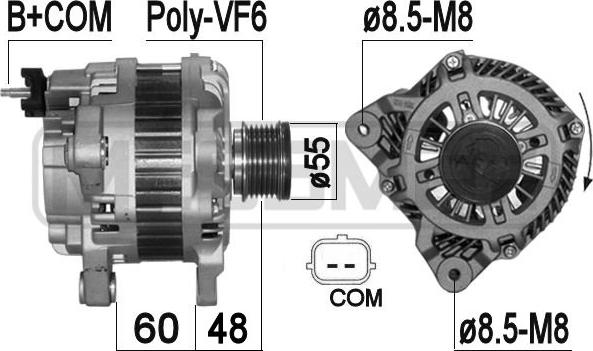 ERA 210996A - Генератор avtokuzovplus.com.ua