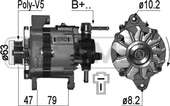 ERA 210998 - Генератор autocars.com.ua