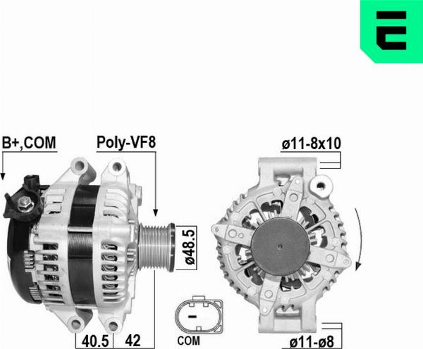 ERA 211052A - Генератор autocars.com.ua