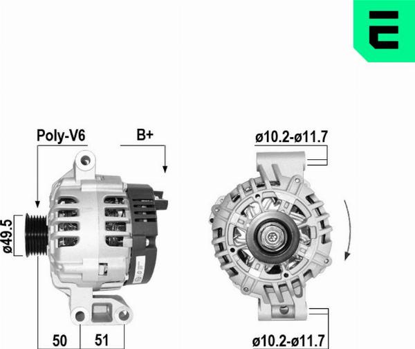 ERA 211060A - Генератор autocars.com.ua