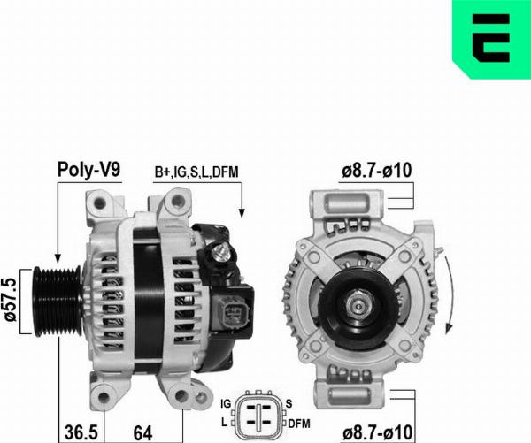 ERA 211064A - Генератор autocars.com.ua