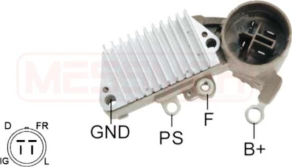 ERA 216076 - Регулятор напряжения, генератор autodnr.net