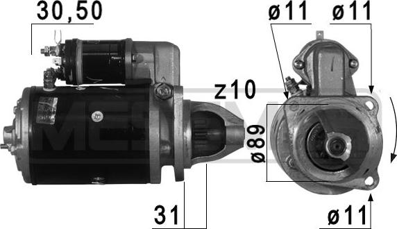 ERA 220006A - Стартер autocars.com.ua