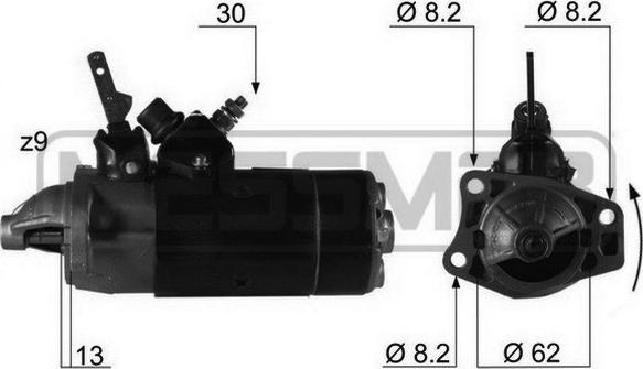 ERA 220025R - Стартер avtokuzovplus.com.ua