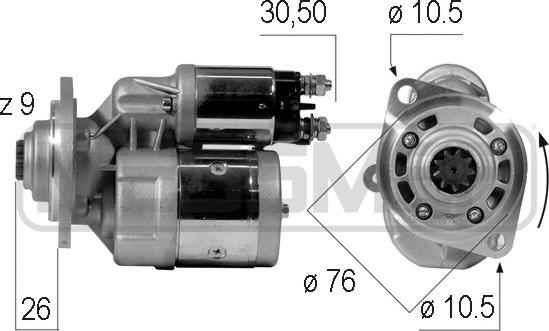 ERA 220041R - Стартер avtokuzovplus.com.ua