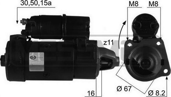 ERA 220072R - Стартер autodnr.net