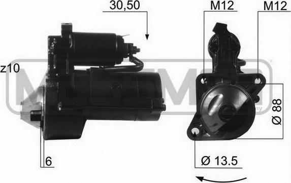 ERA 220084R - Стартер avtokuzovplus.com.ua