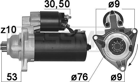 ERA 220085R - Стартер autocars.com.ua