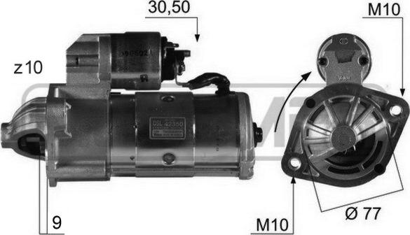 ERA 220086A - Стартер avtokuzovplus.com.ua