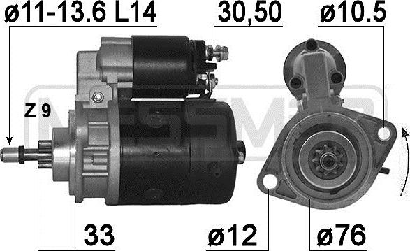 ERA 220092A - Стартер autocars.com.ua