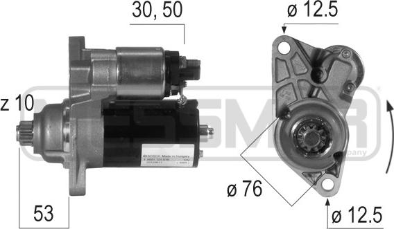 ERA 220124A - Стартер avtokuzovplus.com.ua