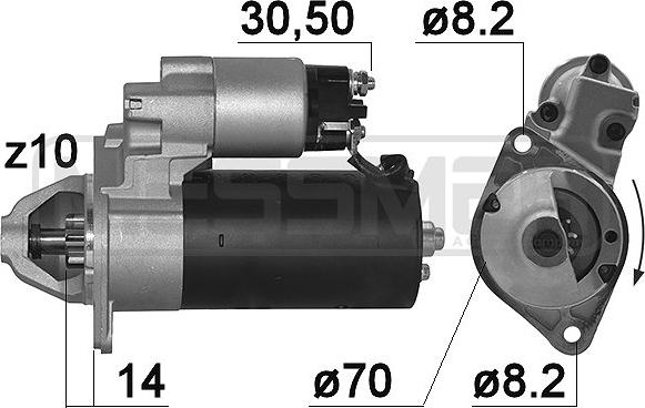 ERA 220146 - Стартер autocars.com.ua