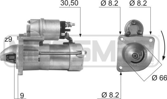 ERA 220151 - Стартер autocars.com.ua