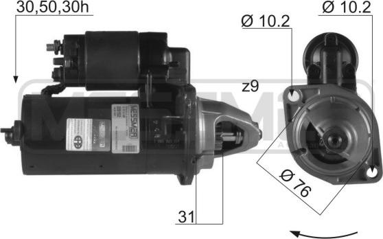 ERA 220152R - Стартер avtokuzovplus.com.ua