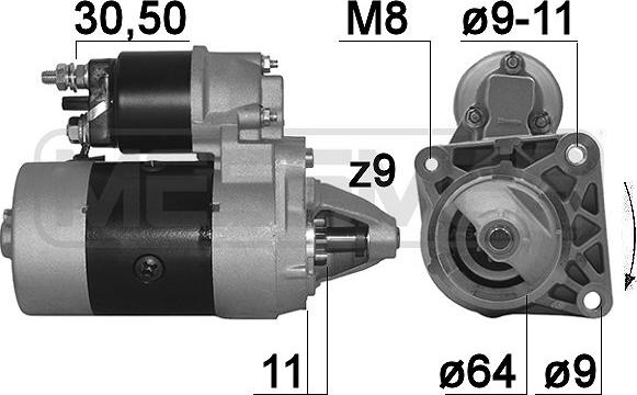 ERA 220182R - Стартер avtokuzovplus.com.ua