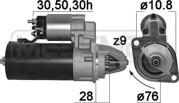 ERA 220201A - Стартер avtokuzovplus.com.ua