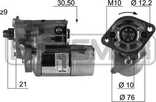 ERA 220207A - Стартер avtokuzovplus.com.ua