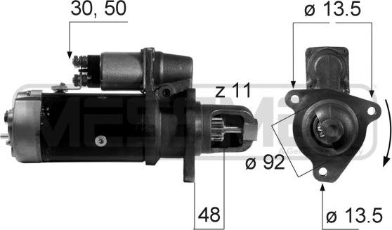 ERA 220261A - Стартер autocars.com.ua