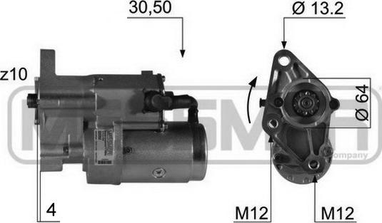 ERA 220352R - Стартер autocars.com.ua