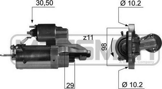 ERA 220368 - Стартер autocars.com.ua