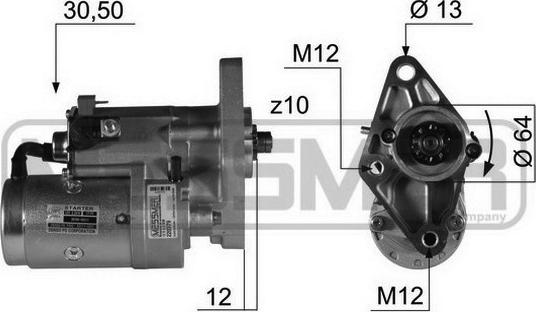 ERA 220379 - Стартер autocars.com.ua