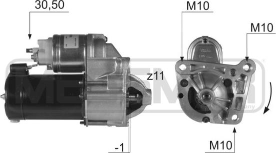 ERA 220402 - Стартер autocars.com.ua