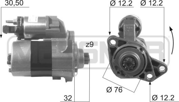 ERA 220427 - Стартер autocars.com.ua