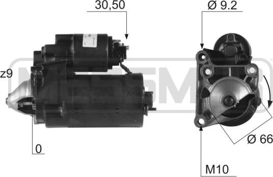 ERA 220456R - Стартер avtokuzovplus.com.ua