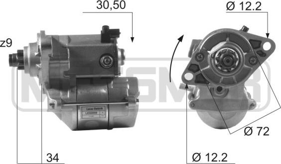 ERA 220482A - Стартер autocars.com.ua