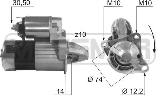 ERA 220484A - Стартер avtokuzovplus.com.ua