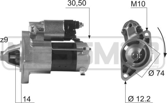 ERA 220486A - Стартер autocars.com.ua