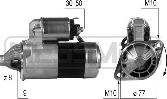 ERA 220501 - Стартер autocars.com.ua