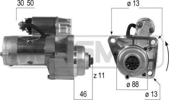 ERA 220505 - Стартер autocars.com.ua