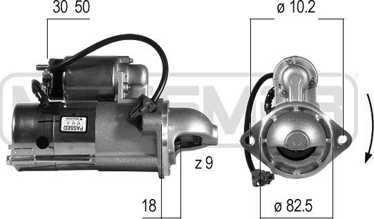 ERA 220506 - Стартер autocars.com.ua