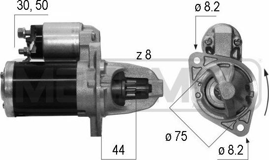 ERA 220519A - Стартер autocars.com.ua