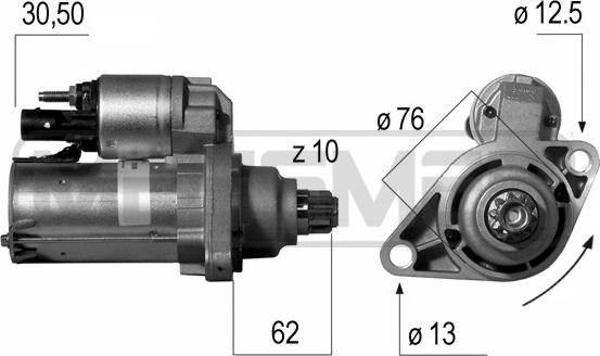 ERA 220528 - Стартер autocars.com.ua