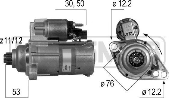 ERA 220534 - Стартер autocars.com.ua